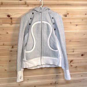 RARE Lululemon special edition scuba in ghost herringbone